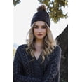 thumbnail image 1 of Basic Ribbed Pom Beanie, 1 of 9