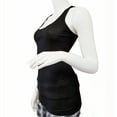 thumbnail image 1 of Basic Ribbed Stretchy_Racerback_Plain Long Tank Top_Muscle Shirt, 1 of 5
