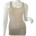 thumbnail image 1 of Basic Ribbed Stretchy_Racerback_Plain Long Tank Top_Muscle Shirt, 1 of 5