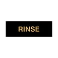 thumbnail image 1 of Basic Rinse Sign (Black Gold) - Large, 1 of 5