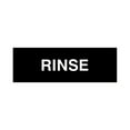 thumbnail image 1 of Basic Rinse Sign (Black) - Small, 1 of 5