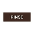 thumbnail image 1 of Basic Rinse Sign (Dark Brown) - Large, 1 of 5