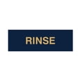 thumbnail image 1 of Basic Rinse Sign (Navy Blue/Gold) - Large, 1 of 5