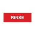 thumbnail image 1 of Basic Rinse Sign (Red) - Large, 1 of 5