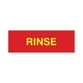 thumbnail image 1 of Basic Rinse Sign (Red/Yellow) - Large, 1 of 5