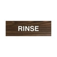 thumbnail image 1 of Basic Rinse Sign (Walnut) - Medium, 1 of 5
