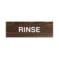 thumbnail image 1 of Basic Rinse Sign (Walnut) - Small, 1 of 5