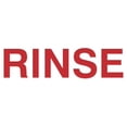thumbnail image 1 of Basic Rinse Sign (White/Red) - Large, 1 of 5