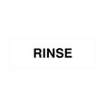 thumbnail image 1 of Basic Rinse Sign (White) - Small, 1 of 5