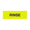 thumbnail image 1 of Basic Rinse Sign (Yellow / Black) - Small, 1 of 5