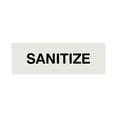 thumbnail image 1 of Basic Sanitize Sign (Lt Gray) - Medium, 1 of 5