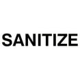 thumbnail image 1 of Basic Sanitize Sign (White) - Small, 1 of 5