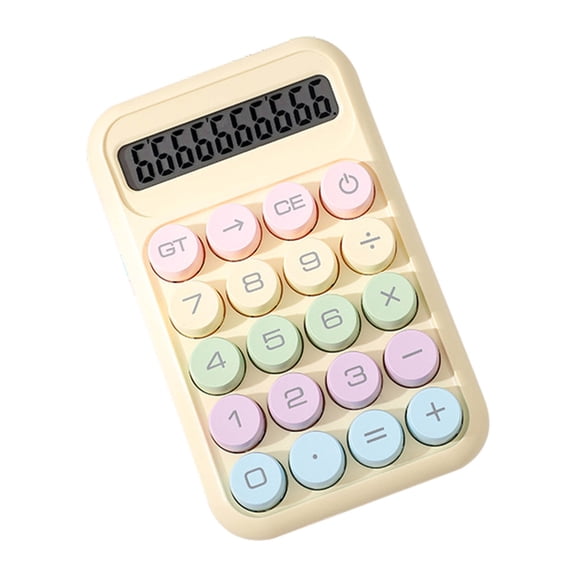 Basic School Calculator 8-Digit Pocket Size Desktop Calculator, Mini Digital Calculator for Home School Kids, Basic School Calculator