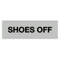thumbnail image 1 of Basic Shoes Off Sign (Lt Gray) - Small, 1 of 5