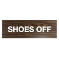 thumbnail image 1 of Basic Shoes Off Sign (Walnut) - Small, 1 of 5