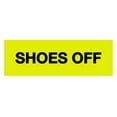 thumbnail image 1 of Basic Shoes Off Sign (Yellow / Black) - Small, 1 of 5