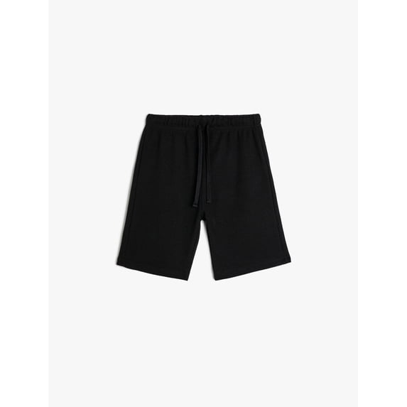 Basic Short Drawstring Cotton Mix