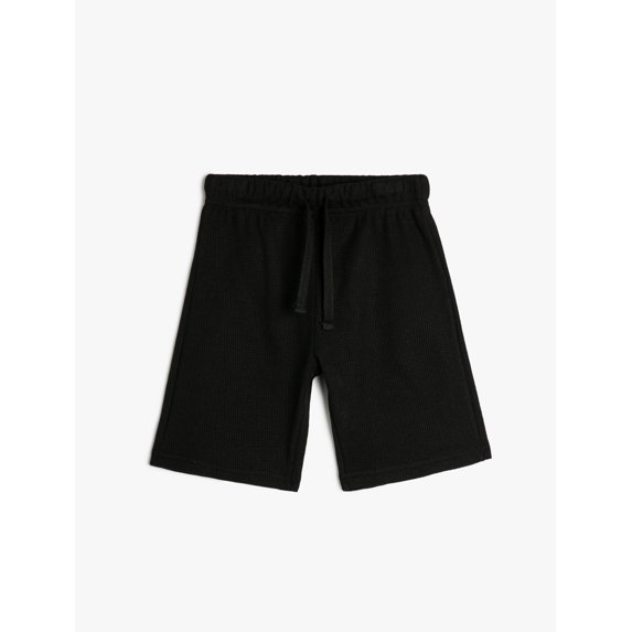 Basic Short Drawstring Cotton Mix