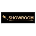 thumbnail image 1 of Basic Showroom Sign (Black /Gold) - Small, 1 of 5
