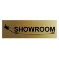 thumbnail image 1 of Basic Showroom Sign (Brushed Gold) - Large, 1 of 5