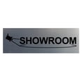 thumbnail image 1 of Basic Showroom Sign (Brushed Silver) - Small, 1 of 5