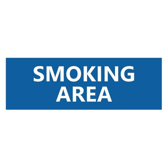 Basic Smoking Area (Blue) - Large