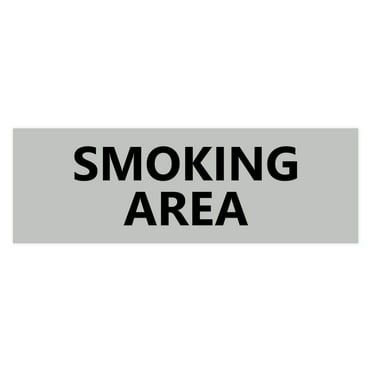 Basic Smoking Area (Lt Gray) - Medium