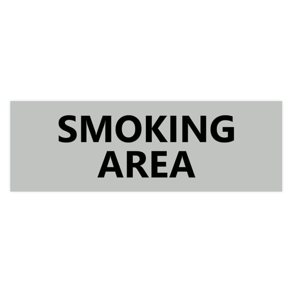 Basic Smoking Area (Lt Gray) - Medium