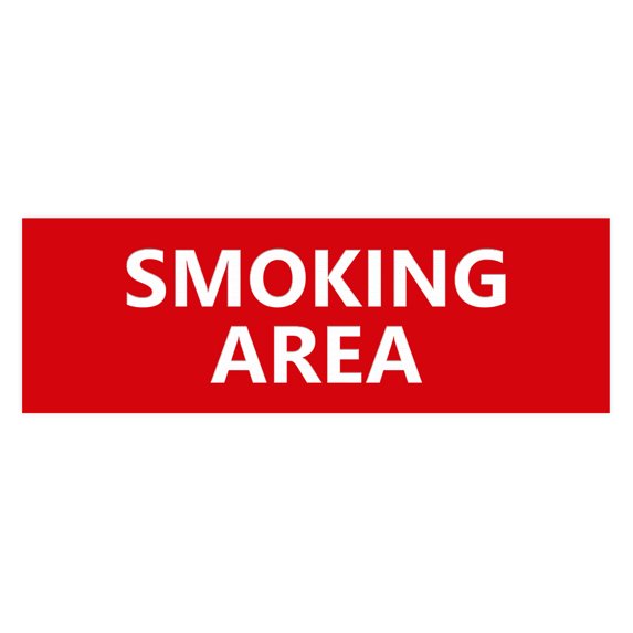Basic Smoking Area (Red) - Small