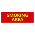 thumbnail image 1 of Basic Smoking Area (Red/Yellow) - Small, 1 of 5
