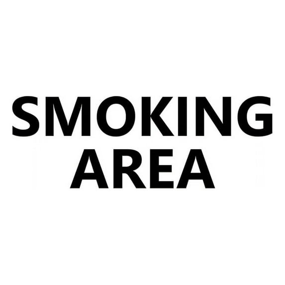 Basic Smoking Area (White) - Large