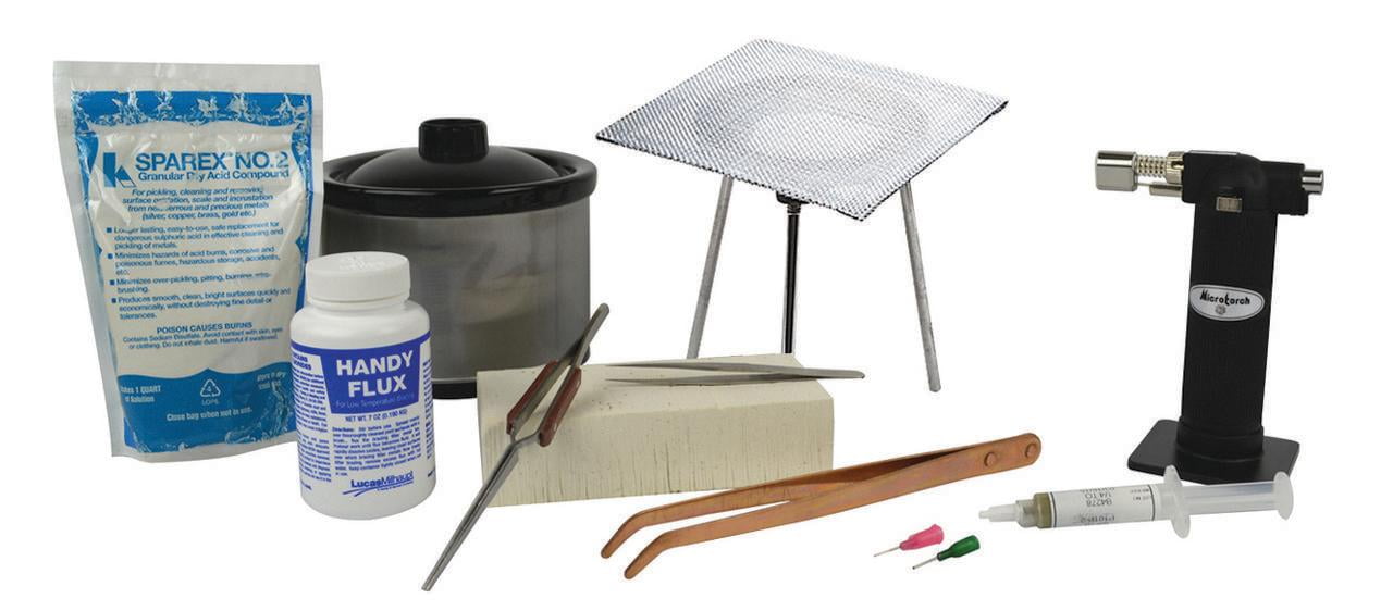 Basic Soldering Kit with 16 Oz Pickle Pot and Jewelry Making Repair  Accessories - KIT-200.10