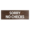 thumbnail image 1 of Basic Sorry No Checks (Walnut) - Large, 1 of 5
