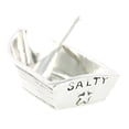thumbnail image 1 of Basic Spirit Boat Salt Cellar w/Spoon Handcrafted Pewter Home Lead-Free SD-19, 1 of 5