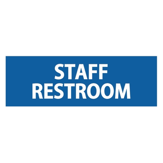 Basic Staff Restroom (Blue) - Large
