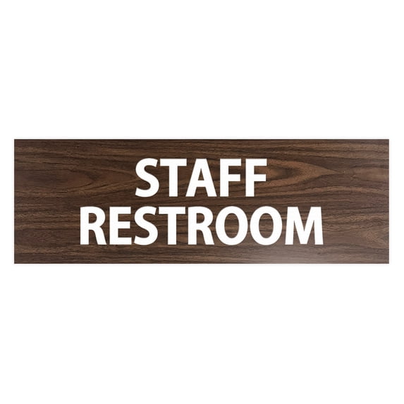 Basic Staff Restroom (Walnut) - Small