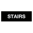thumbnail image 1 of Basic Stairs Sign (Black / Silver) - Large, 1 of 5