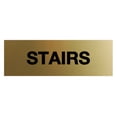 thumbnail image 1 of Basic Stairs Sign (Brushed Gold) - Small, 1 of 5