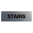 thumbnail image 1 of Basic Stairs Sign (Brushed Silver) - Small, 1 of 5