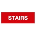 thumbnail image 1 of Basic Stairs Sign (Red) - Small, 1 of 5