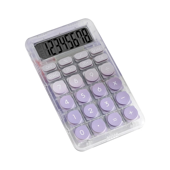Basic Standard Calculators Mini Digital Desktop Calculator with 8-Digit LCD Display- Calculator Pocket Size for Home Study room for Kids