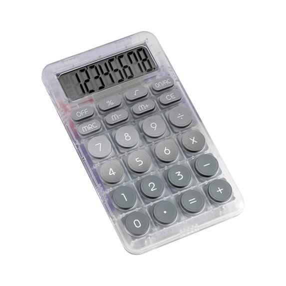 Basic Standard Calculators Mini Digital Desktop Calculator with 8-Digit LCD Display- Calculator Pocket Size for Home Study room for Kids