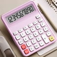 thumbnail image 1 of Basic Standard Calculators Portable Silent Keyboard Desktop Calculator with 10-Digit LCD Display,Suitable For Campus Office Home Simples Math Operations, 1 of 6