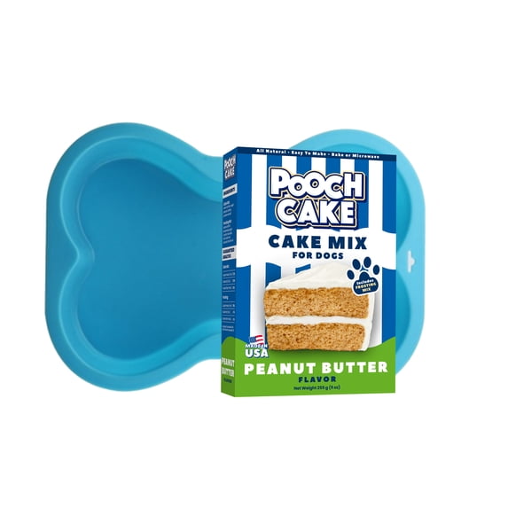 Basic Starter Pack: Pooch Cake Peanut Butter Cake Mix & Cake Mold