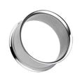 thumbnail image 1 of Basic Steel Double Flared Ear Gauge Tunnel Plug Earrings, 1 of 1