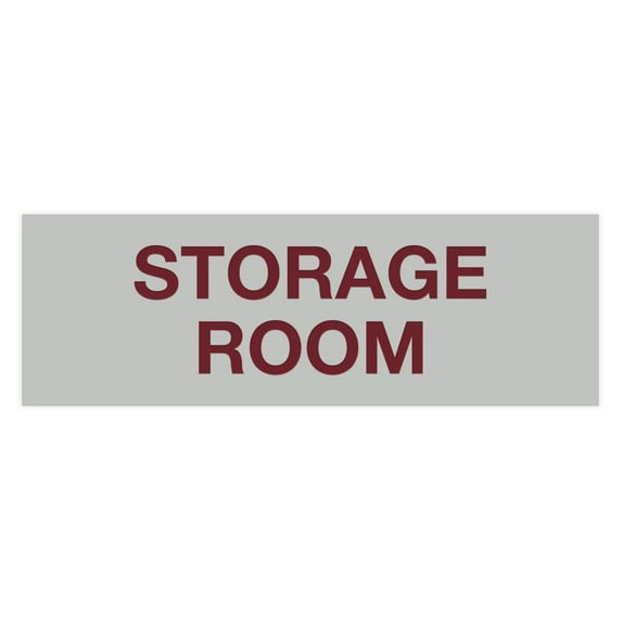 Basic Storage Room (Light Grey / Burgundy) - Medium