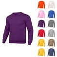 thumbnail image 1 of Basic Sweatshirts for Men 2025 Fall Winter Long Sleeve Crewneck Casual Plain Sweatshirt Pullover Tops, 1 of 5