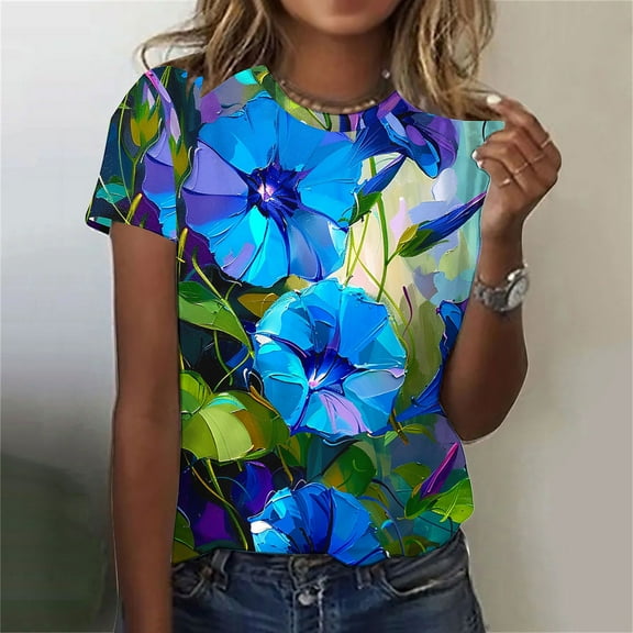 Basic Tees Fitted Pack Print Blouses for Women Dressy Casual Button Down Shirts for Women White