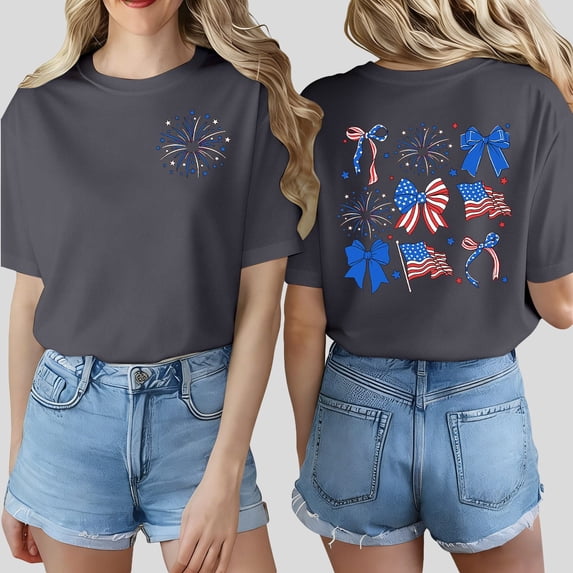 Basic Tees for Women Short Sleeve Crew Neck Graphic Printed T Shirts 2026 Spring Fashion Casual Tops
