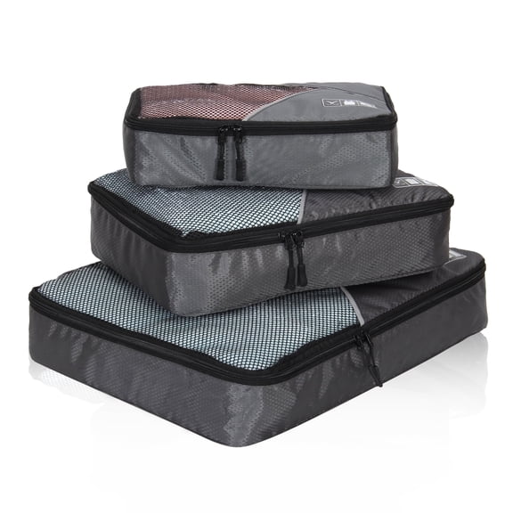 Basic Travel Packing Cube Set (3 pcs) – Hynes Eagle – Gray